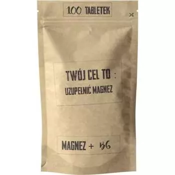 Магний + B6 100 таблеток Ваша цель: дополнить магний 96,7 г Simple Day