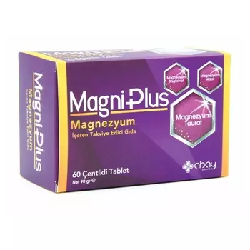MagniPlus Добавка с магнием 60 таблеток с надрезом MRAN SALIK