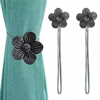 Магнитная подвязка для штор Holzlrgus, черный