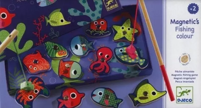 Магнитная рыбалка Colorful Fish, аркадная игра, Djeco