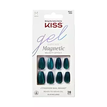 Магнитные гелевые ногти Gel Fantasy Chameleon - 28 штук Kiss