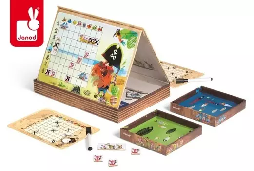 Магнитные корабли, игра-головоломка, Janod