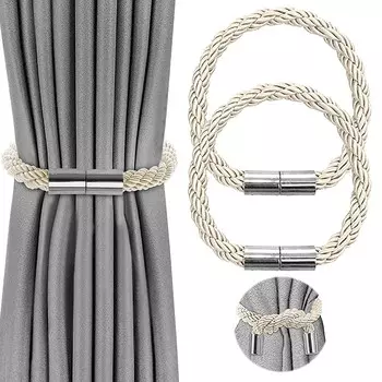 Магнитные подхваты для штор SPOKKI 2 шт, бежевый