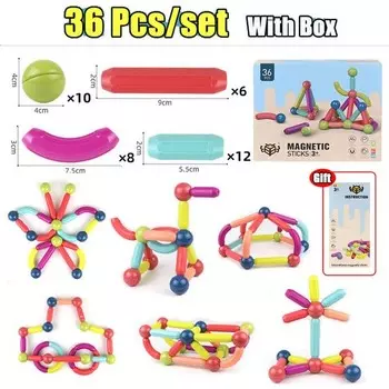 Магнитный конструктор Liveasy Палочки