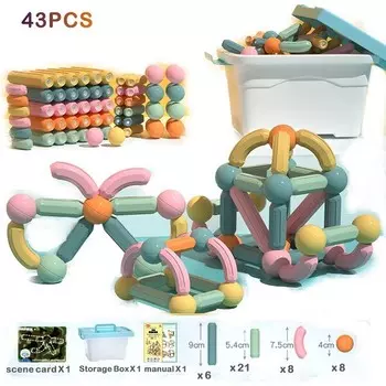 Магнитный конструктор Onshine, 43 детали