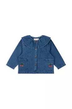 MAGOT DENIM SHIRT Детская джинсовая куртка GOTS Konges Sljd, синий