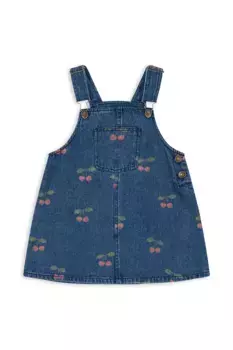 MAGOT КОМБИНЕЗОН GOTS детское джинсовое платье Konges Sljd, синий
