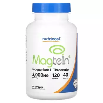 Магтеин Nutricost 2000 мг, 120 капсул (666 мг в капсуле)