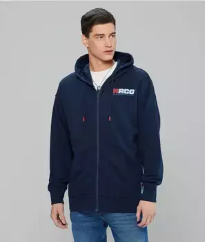 Magura толстовка с капюшоном джинсовая Retro Jeans, синий