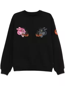 Maharishi толстовка 5311 Duality Panther, черный