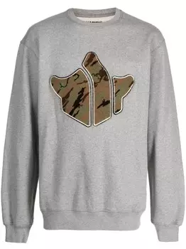 Maharishi толстовка Maha Temple, серый