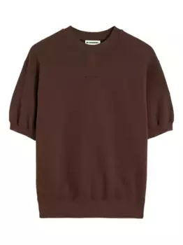 Махровая футболка JIL SANDER+, коричневый