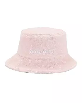 Махровая панама Miu Miu, цвет Petalo