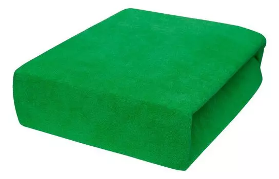 Махровая простыня Best for You травяного цвета на резинке, разные размеры 140x200 4myBaby GmbH