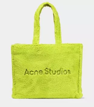 Махровая сумка-тоут Acne Studios, желтый