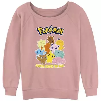 Махровая толстовка с напуском и рисунком Pokmon Gotta Catch 'Em All для юниоров Licensed Character