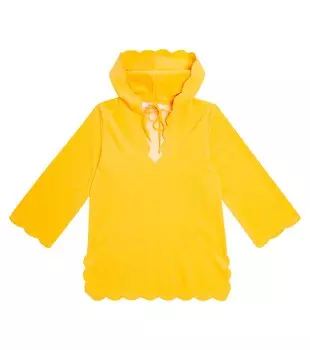 Махровая туника из смесового хлопка Marysia Bumby, апельсин