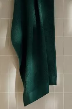 Махровое банное полотенце из хлопка H&M, 70x140 см, зеленый