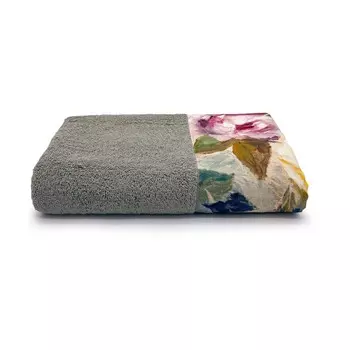 Махровое банное полотенце из хлопка с атласными рюшами - Камелия Lisola, цвет Verde