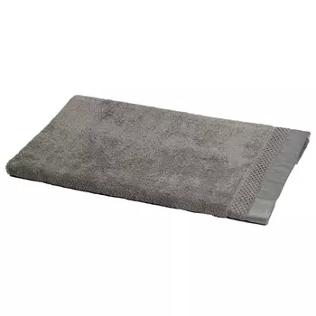 Махровое банное полотенце с атласной и кружевной оборкой - Brio Dea, цвет Beige Scuro