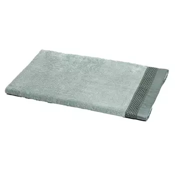 Махровое банное полотенце с атласной и кружевной оборкой - Brio Dea, цвет Laguna