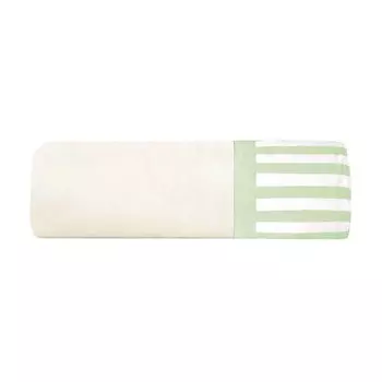 Махровое банное полотенце с полосатым краем, окрашенным в пряжу - Tif Lisola, цвет Menta