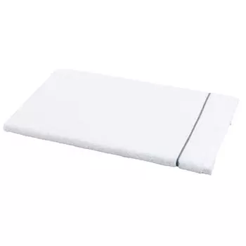 Махровое банное полотенце с вышитой палочкой - Атолл Dea, цвет Bianco/Grigio