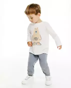 Махровые брюки-джоггеры Sfera, синий