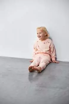 Махровые брюки Omamimini, розовый