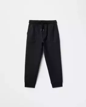 Махровые брюки с карманами Sfera, чёрный