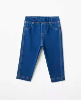 Махровые джинсовые леггинсы Sfera, синий