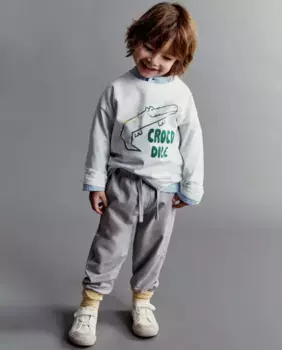 Махровые леггинсы Sfera, серый