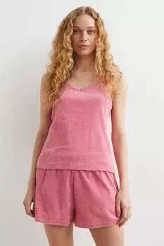 Махровые пижамы H&amp;M, темный антично-розовый