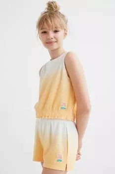 Махровые шорты H&M, светло-оранжевый