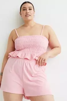 Махровые шорты H&amp;M+, светло-розовый
