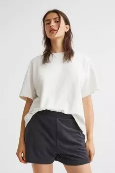 Махровые шорты H&amp;M, темно-серый