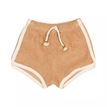 Махровые шорты карамельного цвета для маленьких девочек Bho