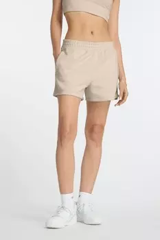 Махровые шорты Linear Heritage New Balance, коричневый