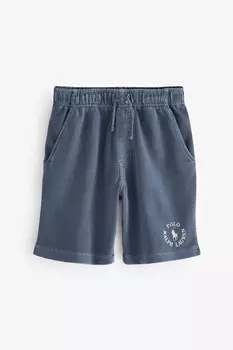 Махровые шорты с логотипом спа для мальчиков Polo Ralph Lauren, черный