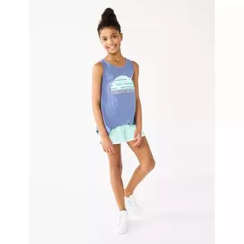 Махровые шорты SO Towel Dolphin для девочек 6–20 лет стандартного и большого размера SO, желтый