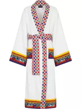 Махровый халат DOLCE & GABBANA, белый
