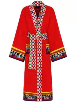 Махровый халат DOLCE & GABBANA, красный