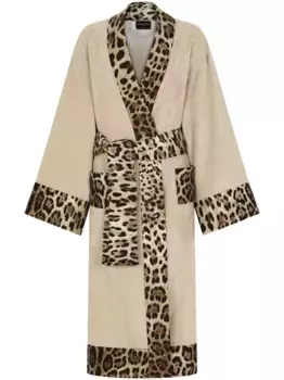Махровый халат DOLCE & GABBANA, нейтральный