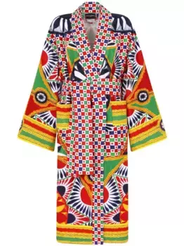 Махровый халат DOLCE & GABBANA, желтый