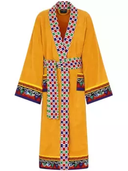 Махровый халат DOLCE & GABBANA, желтый