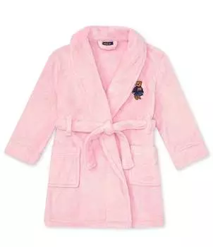 Махровый халат Polo Ralph Lauren Little Girls 2T-6X, розовый