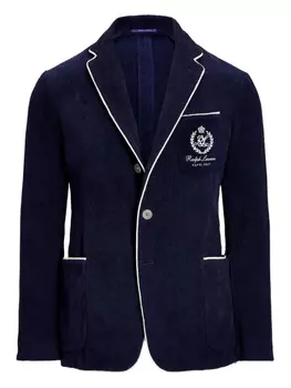 Махровый пиджак Ralph Lauren Purple Label, синий