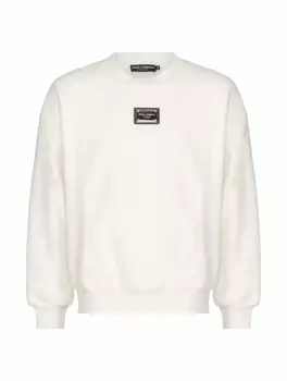 Махровый свитшот с логотипом Dolce&Gabbana