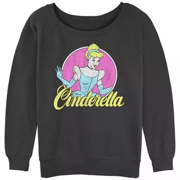 Махровый свитшот с напуском и рисунком Disney's Cinderella Juniors' Simple Portrait Licensed Character