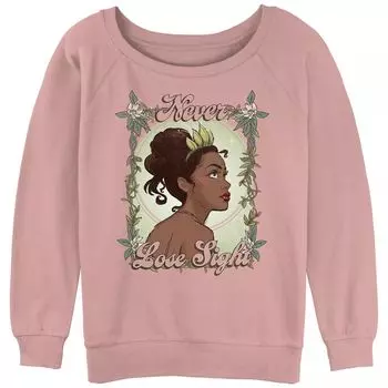 Махровый свитшот с напуском и рисунком Disney's Princesses Junior Never Lose Sight Licensed Character, розовый